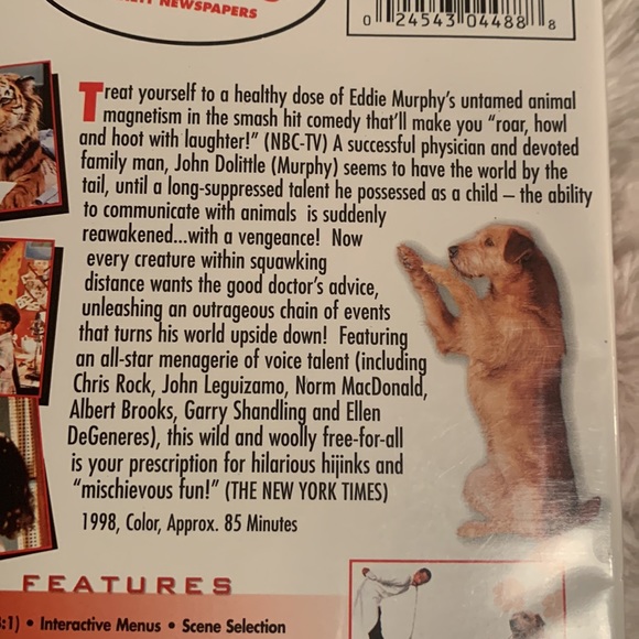 ☄️2/$15☄️Dr Doolittle. Eddie Murphy - Picture 3 of 4